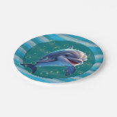 Baby Dolphin Paper Plate ペーパープレート (アングル)