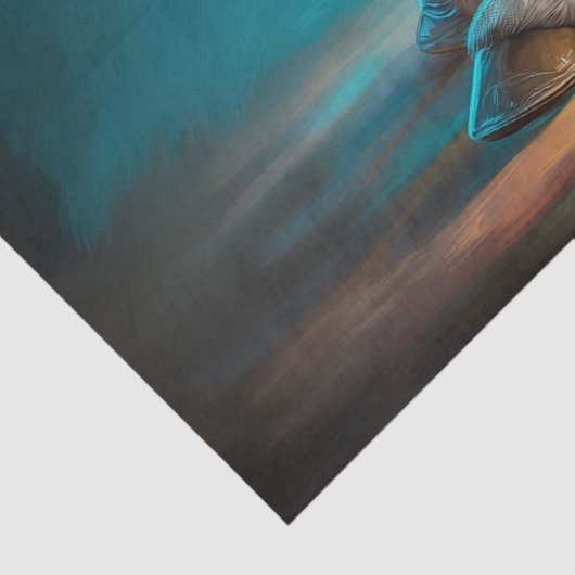 Baby Donkey Angel Nursery Furniture Decoupage 薄葉紙 (詳細)