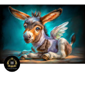 Baby Donkey Angel Nursery Furniture Decoupage 薄葉紙