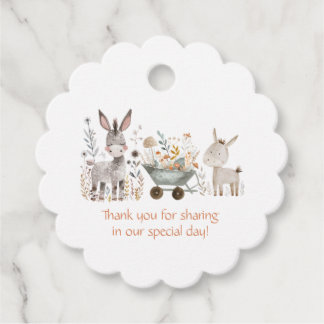 Baby Donkey Baby Shower |  フェイバータグ