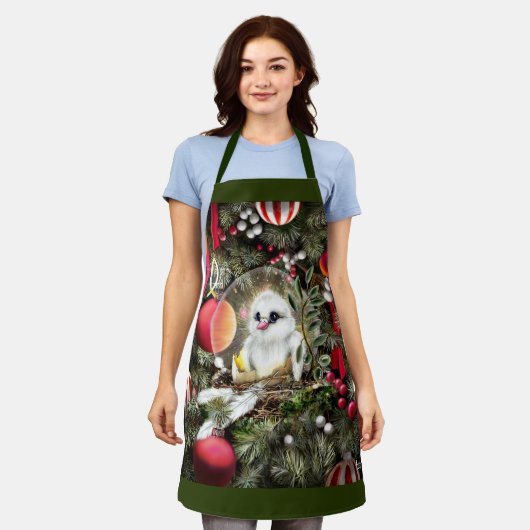 Baby Dove エプロン (着用した状態)