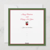 Baby Dove シーズンカード (裏面)