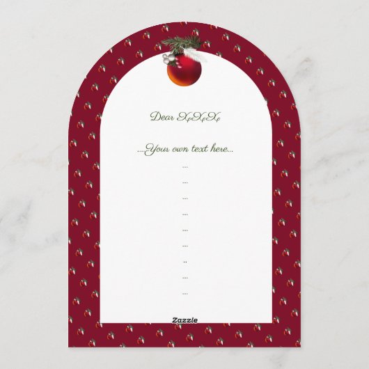 Baby Dove 招待状 (裏面)