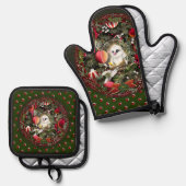 Baby Dove 鍋つかみ&鍋敷きセット (正面/裏面)