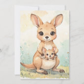 Baby Down Under Digital Download Invitation 招待状 (正面)