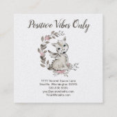 Baby Dragon スクエア名刺 (裏面)