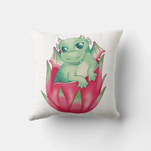 Baby Dragon Fruit Dragon クッション (裏面)
