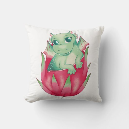 Baby Dragon Fruit Dragon クッション (正面)
