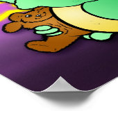 Baby Dragon Sucking Thumb (Green) - Print ポスター (角)