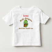 Baby Dragons Need Their Hoards Too Halloween Candy トドラーTシャツ (正面)