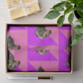 Baby Ducks on Pink Raspberry and Purple Sorbet 薄葉紙 (ギフト)