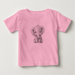 baby elephant ベビーTシャツ