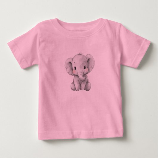 baby elephant ベビーTシャツ (正面)