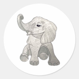 Baby Elephant  ラウンドシール