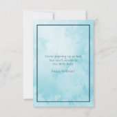 Baby Elephant Happy Birthday Special Grandson カード (裏面)