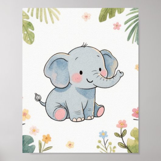Baby Elephant Poster ポスター (正面)