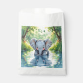 Baby Elephant Themed Baby Shower フェイバーバッグ (正面)
