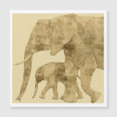 Baby Elephant with it's Mother  (正面)
