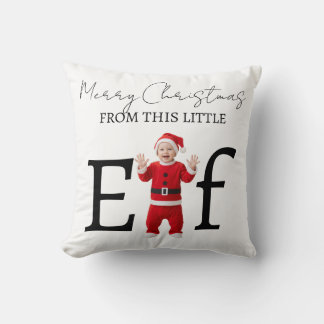 Baby Elf Merry Christmas Holiday Gift クッション