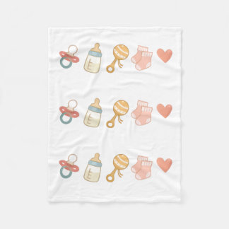 Baby Essentials Pattern  フリースブランケット