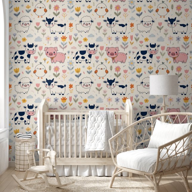 Baby Farm Animals  壁紙 (キッズ)