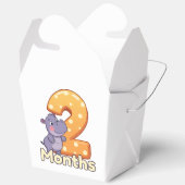 baby Favor Boxes 2 months フェイバーボックス (見開き)