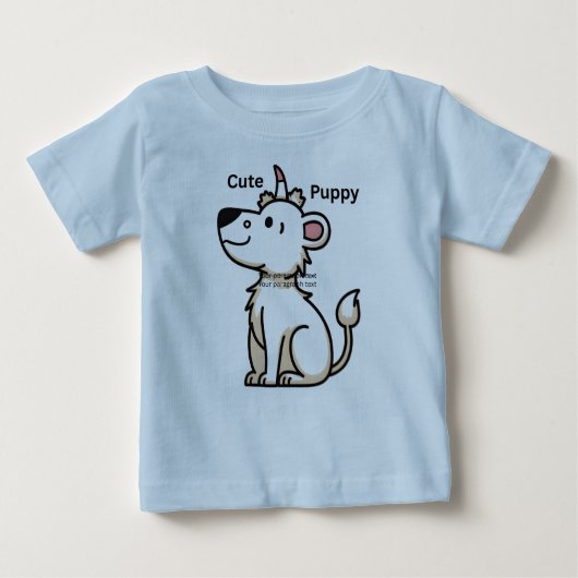 Baby Fine Jersey T-Shirt ベビーTシャツ (正面)