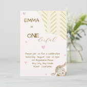 Baby First Birthday Invitation 招待状 (スタンド正面)