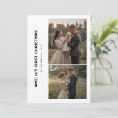 Baby First Christmas Family Card シーズンカード (スタンド正面)