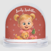 Baby First Christmas Globe  - Cute Holidays Gnomes (裏面)