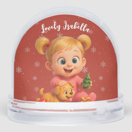 Baby First Christmas Globe - Cute Holidays Gnomes