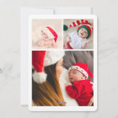 Baby First Christmas Photos シーズンカード (裏面)