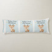 Baby first christmas reindeer cozy nursery ボディピロー (裏面)