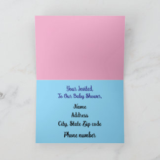 Baby Folded Greeting Card カード
