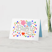 Baby Folded Greeting Card カード (正面)