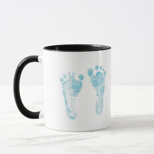 Baby foot print mug マグカップ (左)
