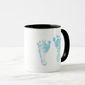 Baby foot print mug マグカップ (正面右)