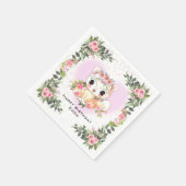 Baby Fox | オリジナルデザイン スタンダードカクテルナプキン (角)