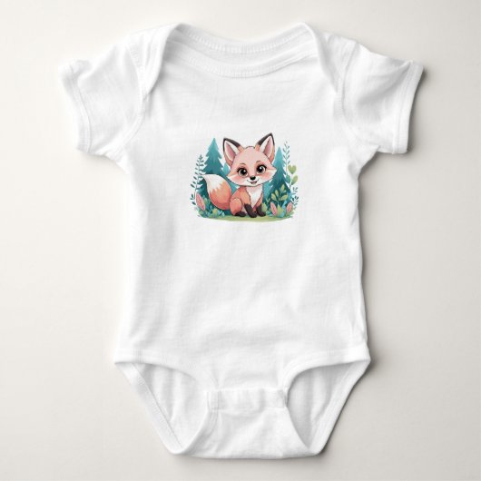 Baby fox  ベビーボディスーツ (正面)