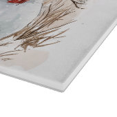 Baby Fox and Snowman カッティングボード (角)