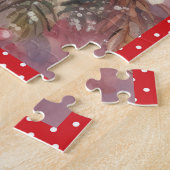 Baby Fox Christmas Large Square ジグソーパズル (側面)