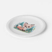 baby fox paper plates ペーパープレート (アングル)