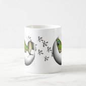 Baby Gecko in Egg  コーヒーマグカップ (中央)