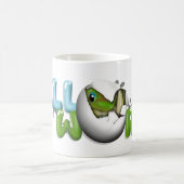 Baby Gecko in Egg  コーヒーマグカップ (中央)
