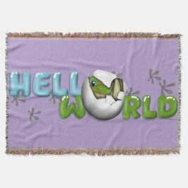 Baby Gecko in Egg  スローブランケット