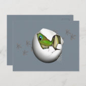 Baby Gecko in Egg  ポストカード (正面/裏面)