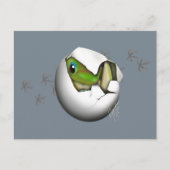 Baby Gecko in Egg  ポストカード (正面)