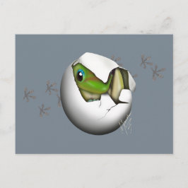 Baby Gecko in Egg ポストカード