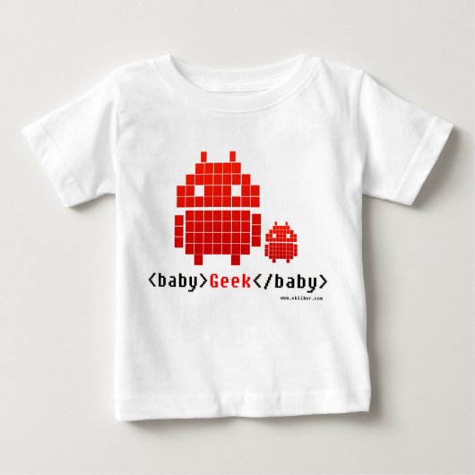 Baby Geek ベビーTシャツ (正面)
