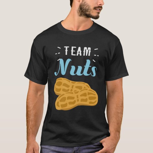Baby Gender Reveal Team Nuts Tシャツ (正面)